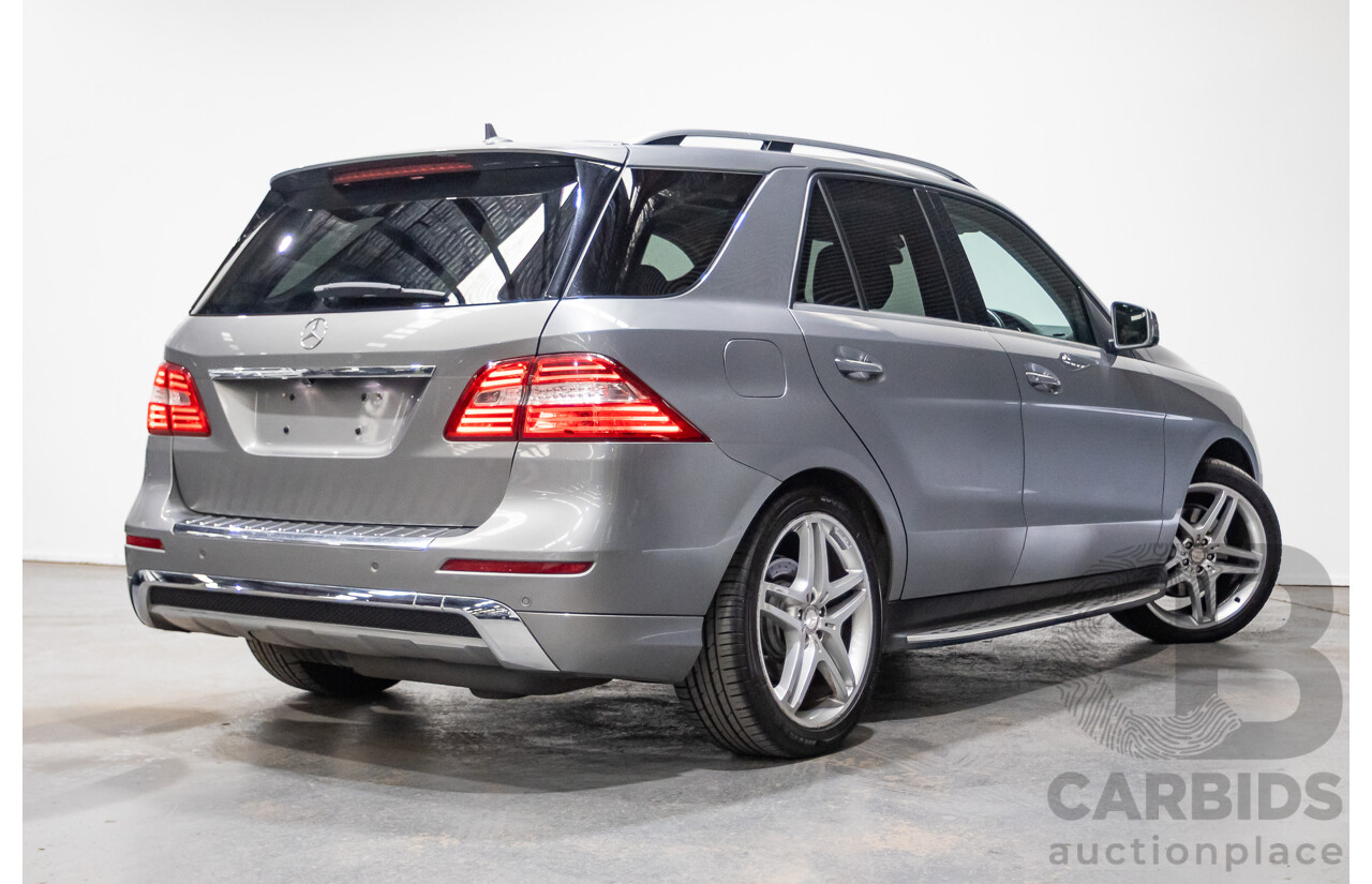 11/2012 Mercedes-Benz ML250CDI BLUETEC (AWD) AMG-Line Pack 166 4D Wagon Palladium Silver Turbo Diesel 2.1L