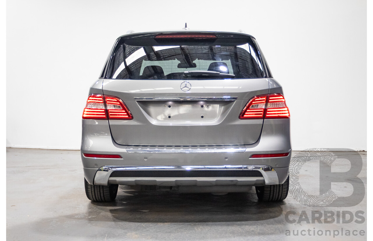 11/2012 Mercedes-Benz ML250CDI BLUETEC (AWD) AMG-Line Pack 166 4D Wagon Palladium Silver Turbo Diesel 2.1L