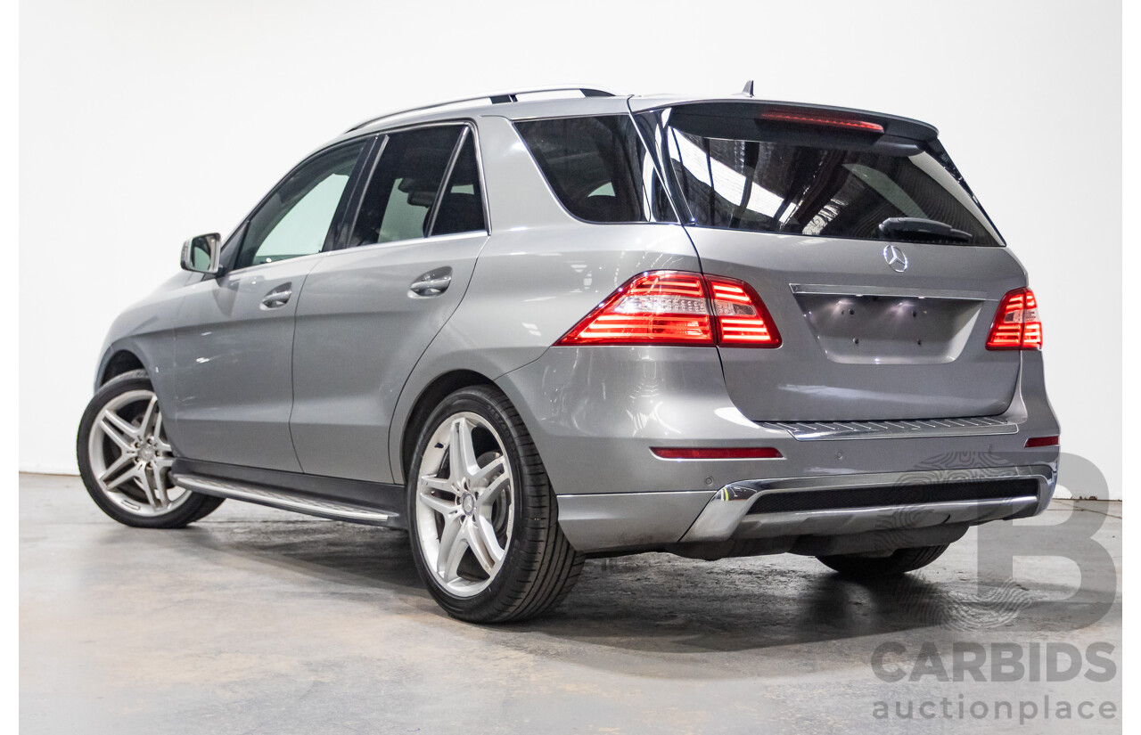 11/2012 Mercedes-Benz ML250CDI BLUETEC (AWD) AMG-Line Pack 166 4D Wagon Palladium Silver Turbo Diesel 2.1L