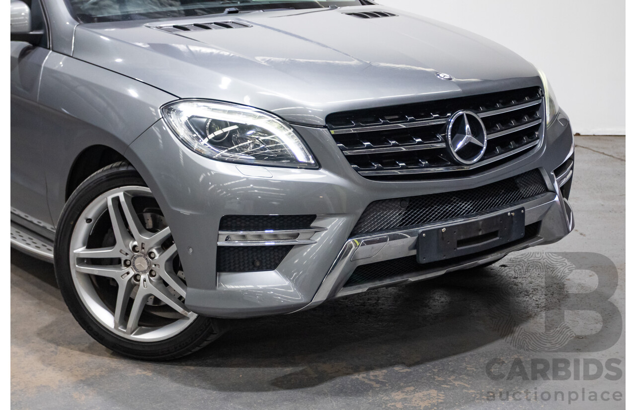 11/2012 Mercedes-Benz ML250CDI BLUETEC (AWD) AMG-Line Pack 166 4D Wagon Palladium Silver Turbo Diesel 2.1L