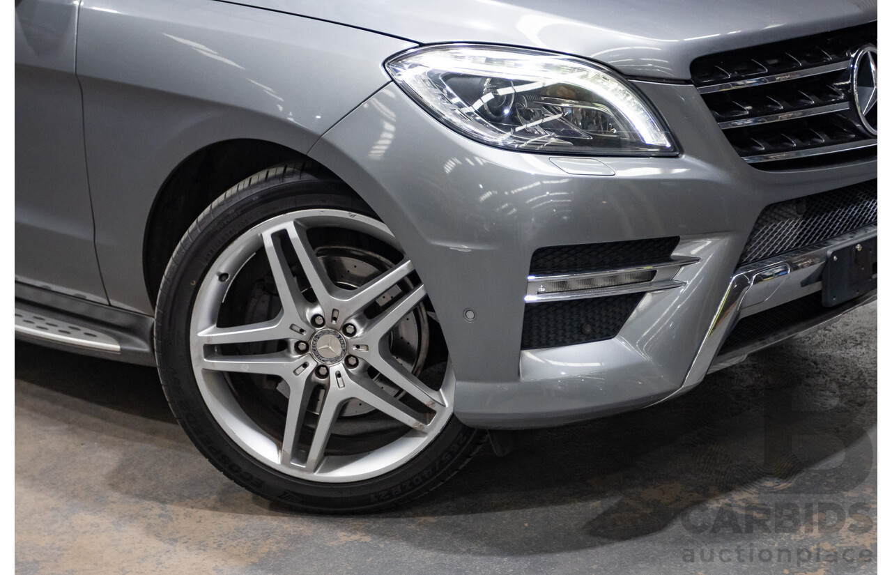 11/2012 Mercedes-Benz ML250CDI BLUETEC (AWD) AMG-Line Pack 166 4D Wagon Palladium Silver Turbo Diesel 2.1L