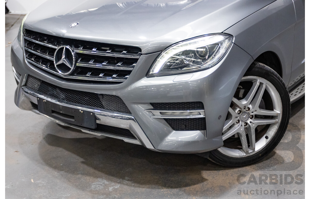 11/2012 Mercedes-Benz ML250CDI BLUETEC (AWD) AMG-Line Pack 166 4D Wagon Palladium Silver Turbo Diesel 2.1L