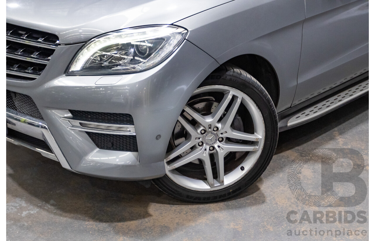 11/2012 Mercedes-Benz ML250CDI BLUETEC (AWD) AMG-Line Pack 166 4D Wagon Palladium Silver Turbo Diesel 2.1L
