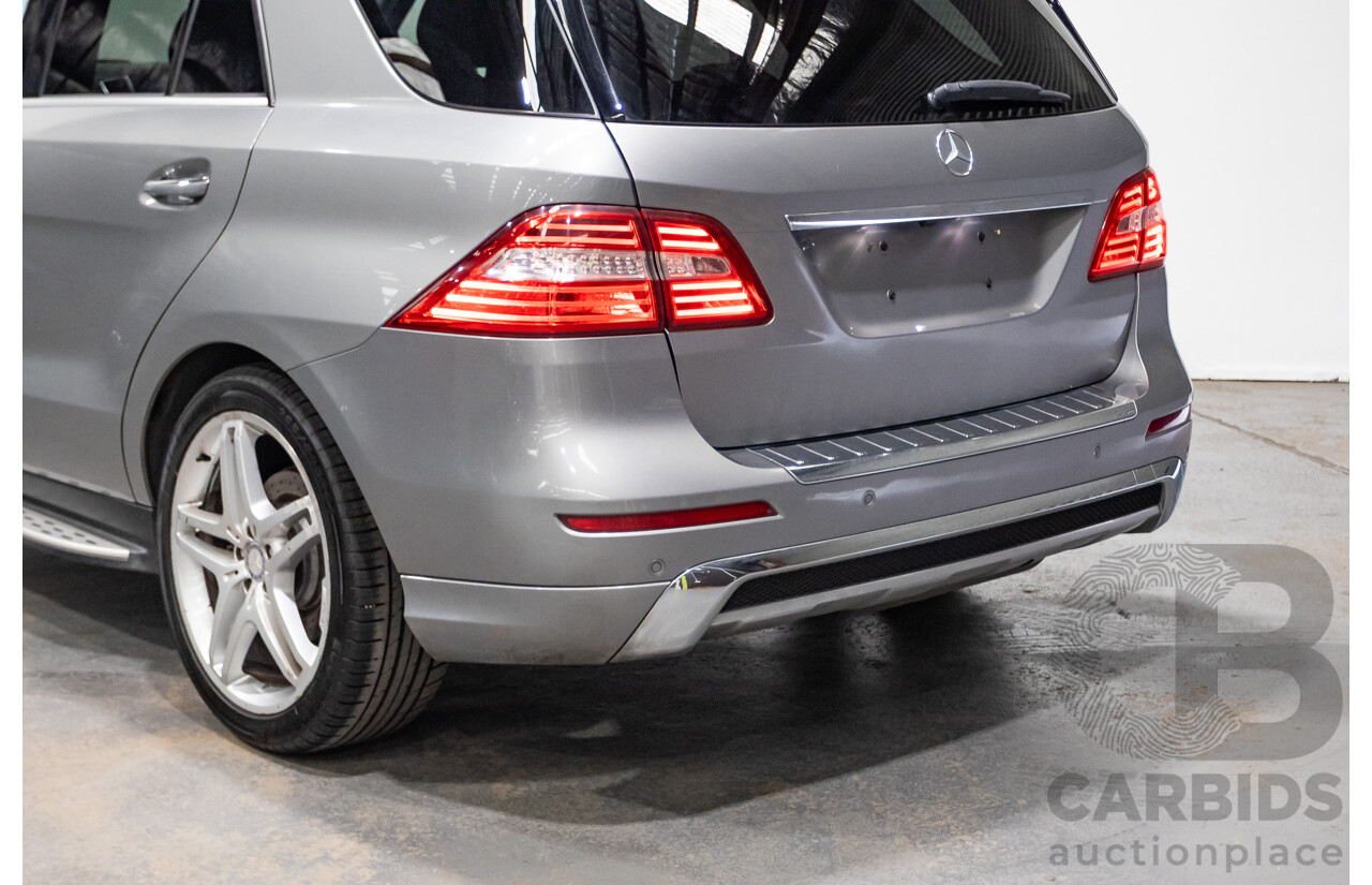 11/2012 Mercedes-Benz ML250CDI BLUETEC (AWD) AMG-Line Pack 166 4D Wagon Palladium Silver Turbo Diesel 2.1L
