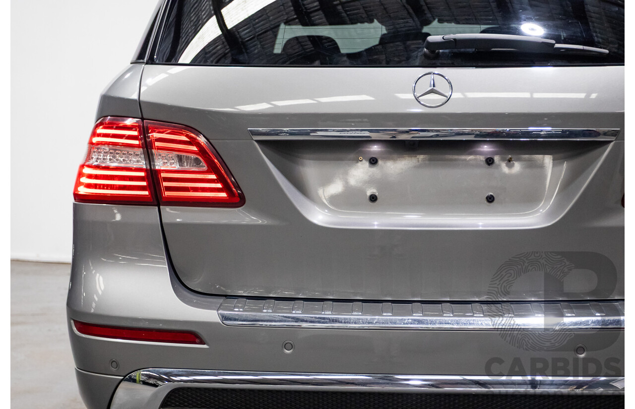 11/2012 Mercedes-Benz ML250CDI BLUETEC (AWD) AMG-Line Pack 166 4D Wagon Palladium Silver Turbo Diesel 2.1L