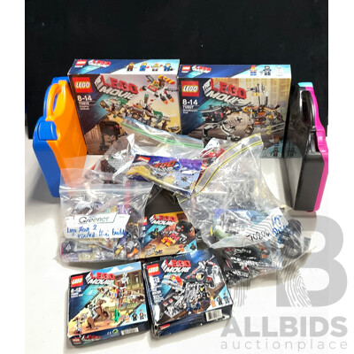 Large Collection 12 Lego the Lego Movie & Lego Movie II Sets, Opened, FIve in Original Boxes with Instructions Including Creative Ambush 70812 and More