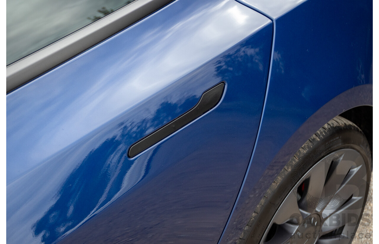 10/2020 Tesla Model 3 Performance (AWD) Dual Motor 4d Sedan Deep Blue Metallic - Dedicated Electric EV 335kw