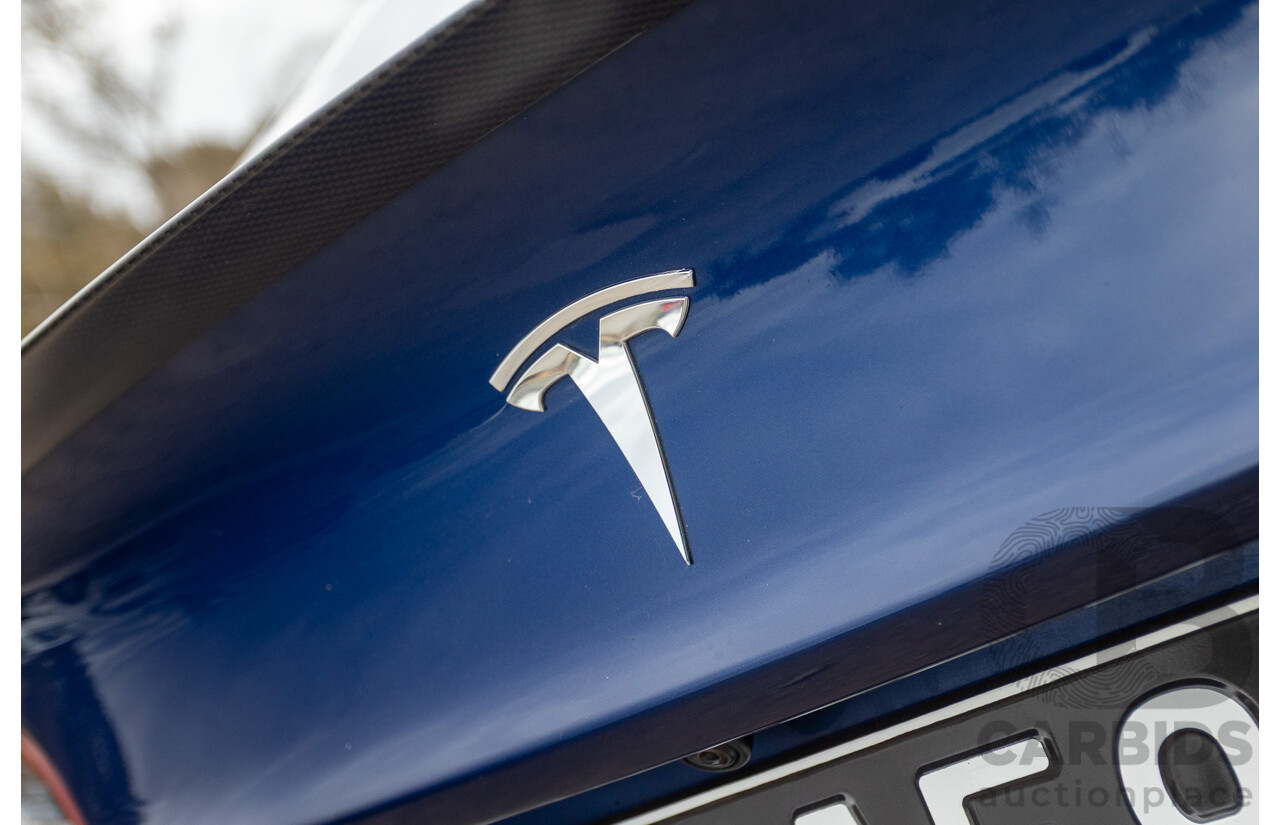 10/2020 Tesla Model 3 Performance (AWD) Dual Motor 4d Sedan Deep Blue Metallic - Dedicated Electric EV 335kw