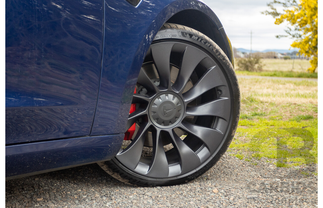 10/2020 Tesla Model 3 Performance (AWD) Dual Motor 4d Sedan Deep Blue Metallic - Dedicated Electric EV 335kw