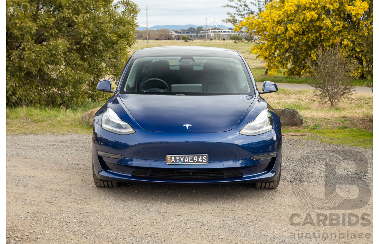 10/2020 Tesla Model 3 Performance (AWD) Dual Motor 4d Sedan Deep Blue Metallic - Dedicated Electric EV 335kw