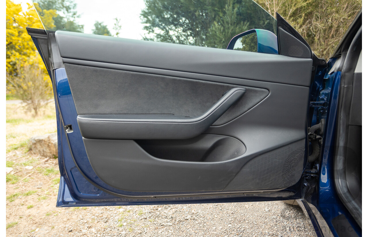10/2020 Tesla Model 3 Performance (AWD) Dual Motor 4d Sedan Deep Blue Metallic - Dedicated Electric EV 335kw