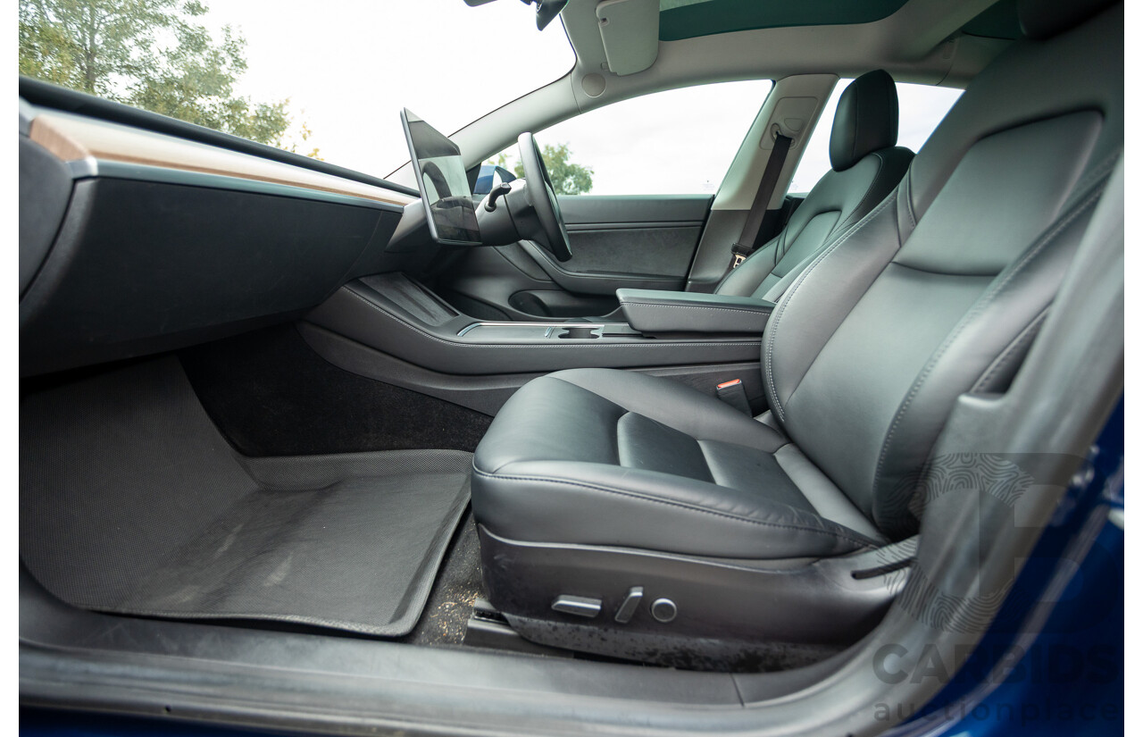 10/2020 Tesla Model 3 Performance (AWD) Dual Motor 4d Sedan Deep Blue Metallic - Dedicated Electric EV 335kw