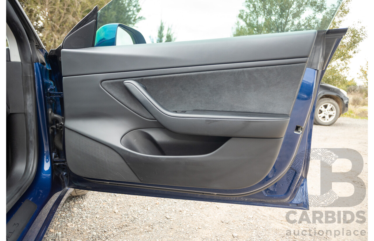 10/2020 Tesla Model 3 Performance (AWD) Dual Motor 4d Sedan Deep Blue Metallic - Dedicated Electric EV 335kw