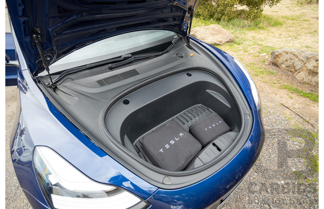 10/2020 Tesla Model 3 Performance (AWD) Dual Motor 4d Sedan Deep Blue Metallic - Dedicated Electric EV 335kw