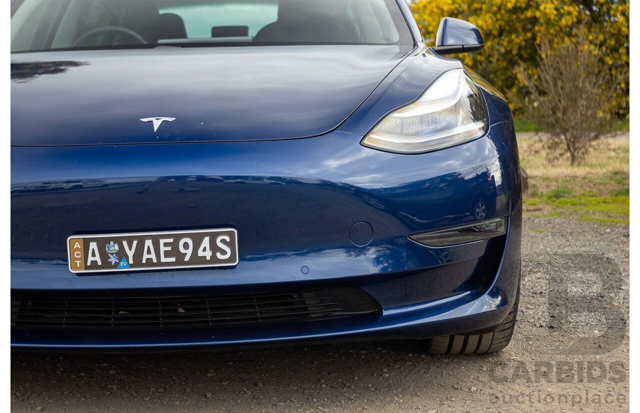 10/2020 Tesla Model 3 Performance (AWD) Dual Motor 4d Sedan Deep Blue Metallic - Dedicated Electric EV 335kw