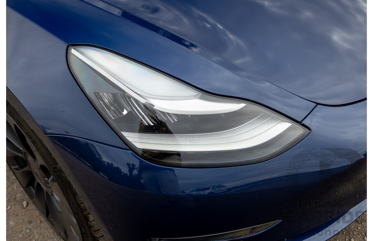 10/2020 Tesla Model 3 Performance (AWD) Dual Motor 4d Sedan Deep Blue Metallic - Dedicated Electric EV 335kw