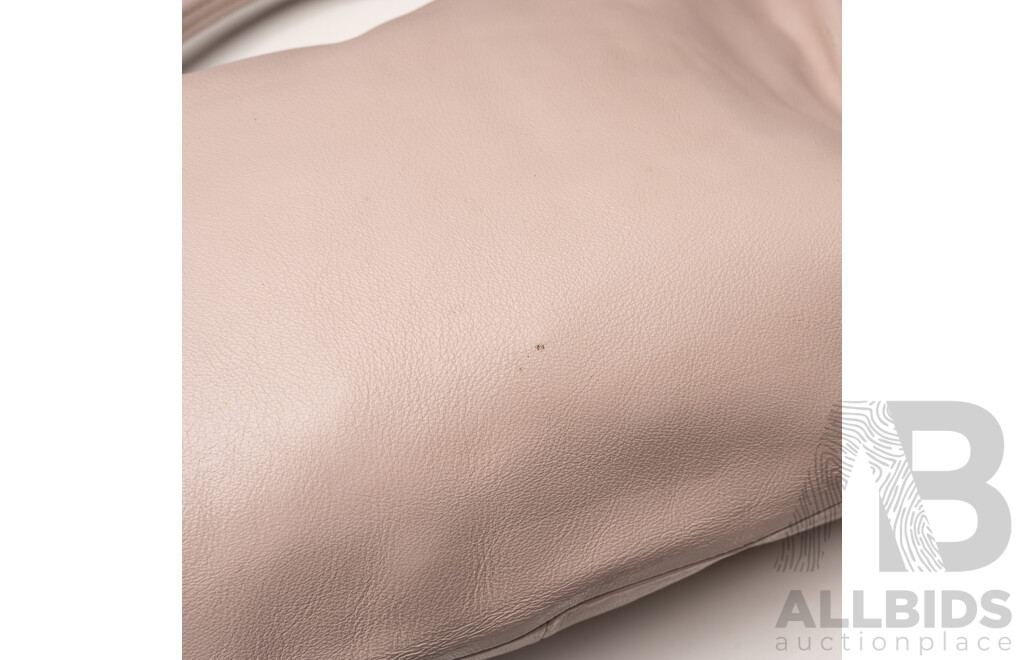 Oroton Pink Leather 'Moda' Large Hobo Bag (2004)