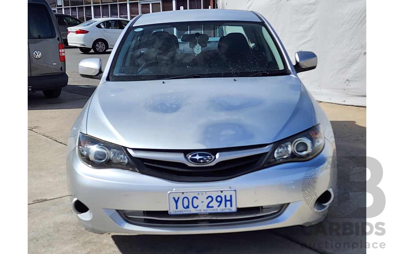 12/2010 Subaru Impreza R (awd) MY10 4d Sedan Silver 2.0L