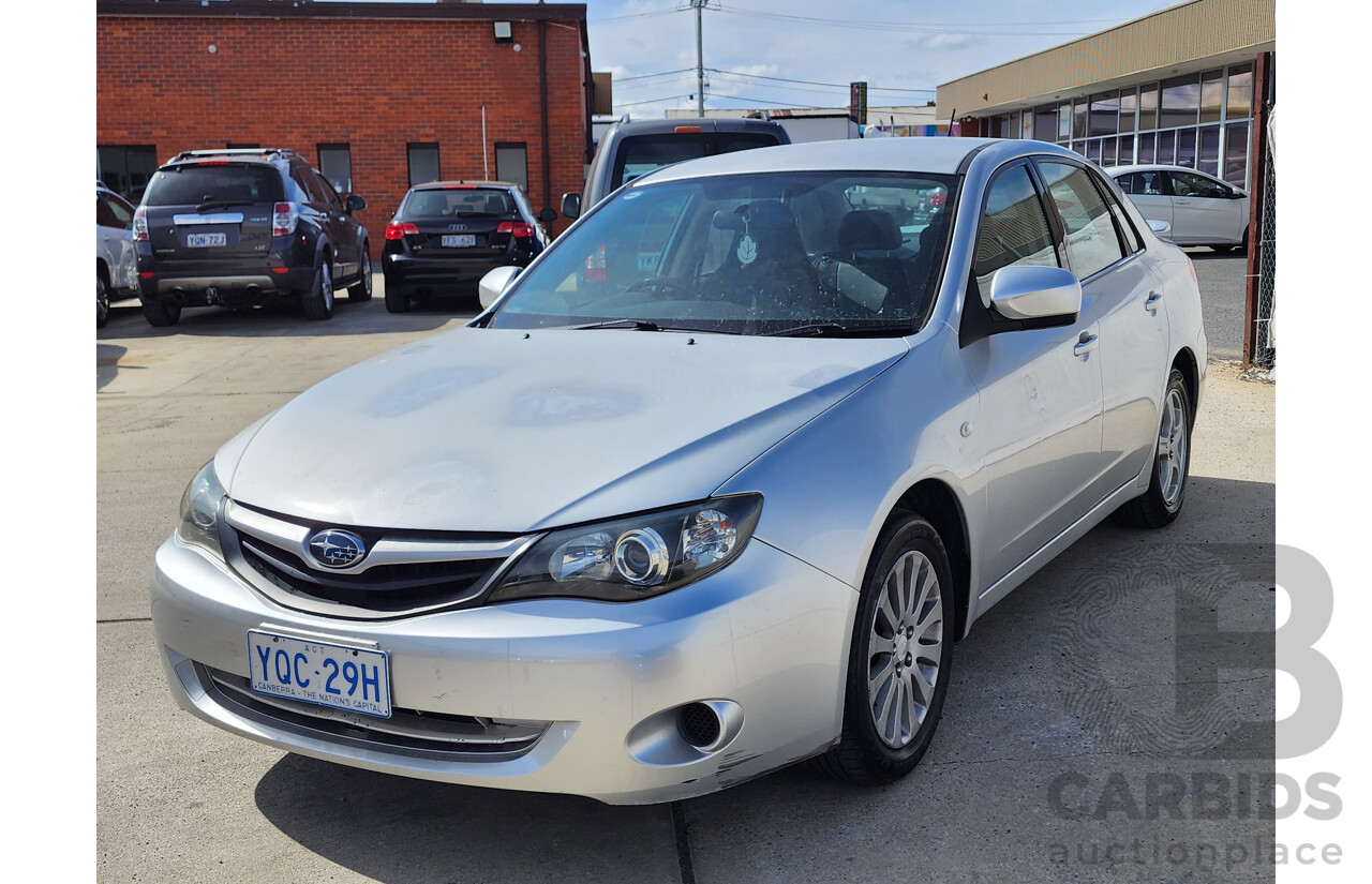 12/2010 Subaru Impreza R (awd) MY10 4d Sedan Silver 2.0L