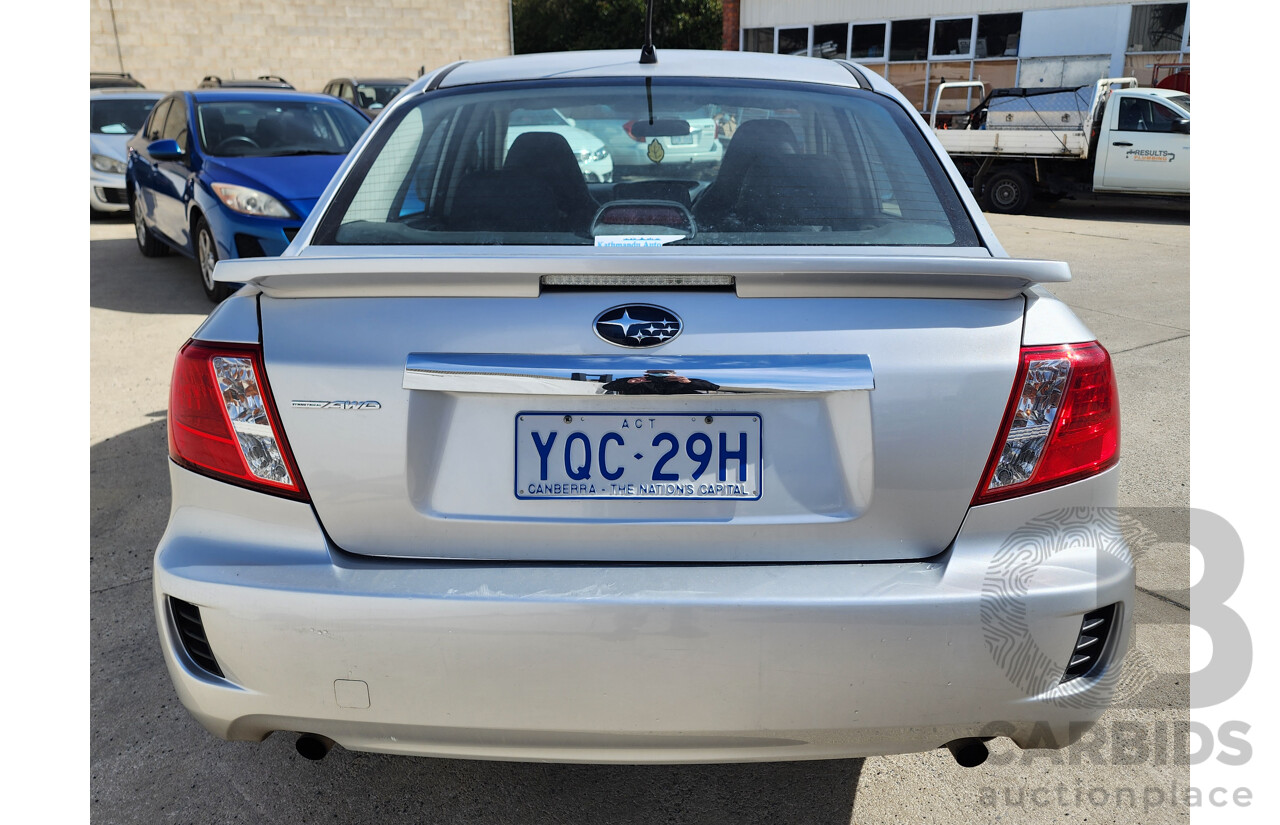12/2010 Subaru Impreza R (awd) MY10 4d Sedan Silver 2.0L