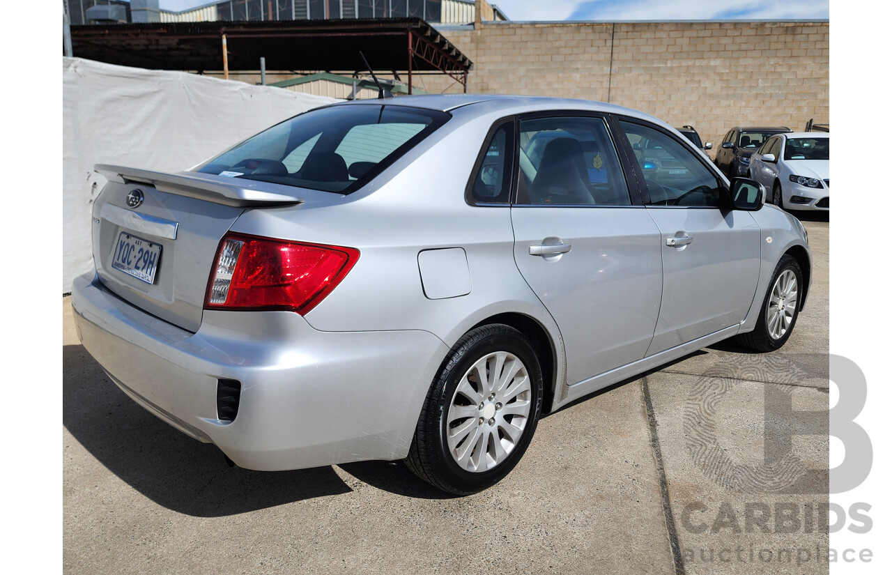 12/2010 Subaru Impreza R (awd) MY10 4d Sedan Silver 2.0L