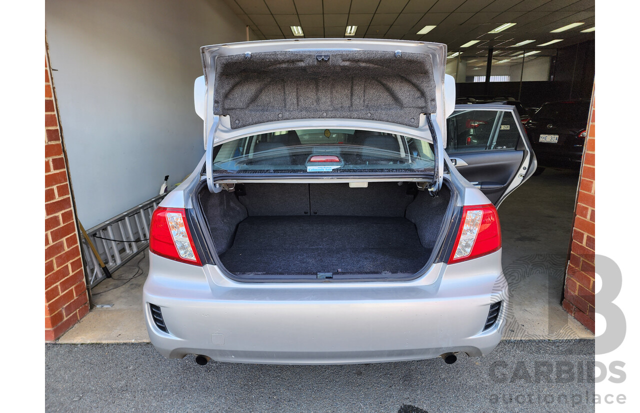 12/2010 Subaru Impreza R (awd) MY10 4d Sedan Silver 2.0L