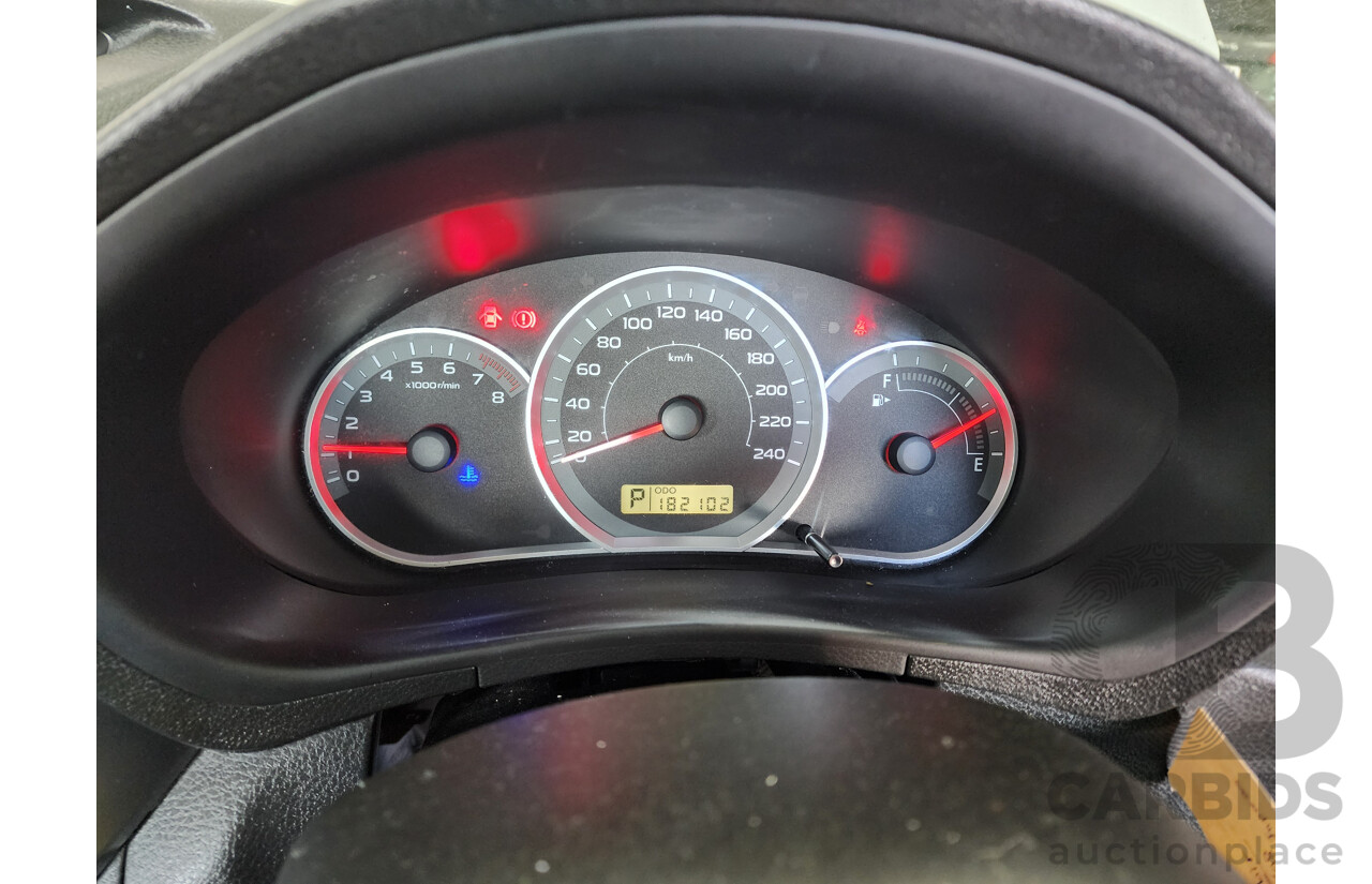 12/2010 Subaru Impreza R (awd) MY10 4d Sedan Silver 2.0L
