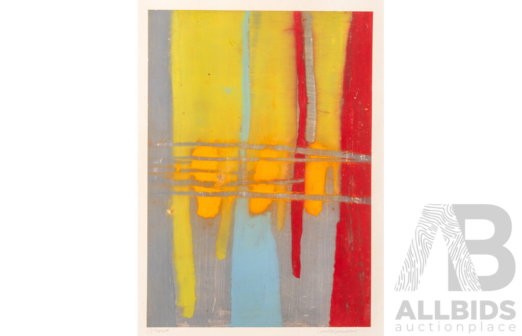 Conchita Carambano (20th Century, German-Born Australian, 1961-) In Triplicate & Final Fantasy V, Pair of Original Mixed Media on Paper,42 x 30 cm (sheets) (2)