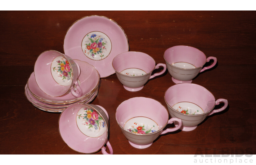 Tuscan Fine Bone China Demitasse Cups and Saucers for 6