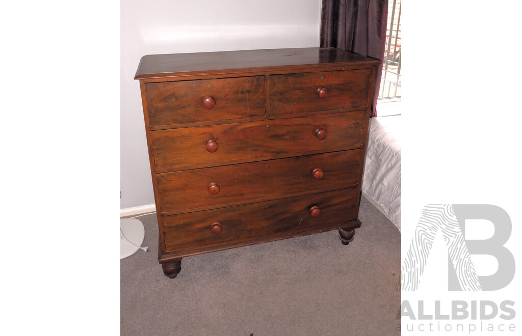 Australian Full Cedar Chest of Drawers C. 1850