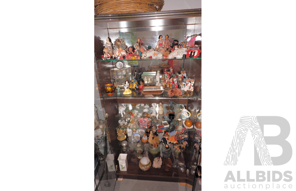 Large Collection of Bric a Brac and Dolls of the World