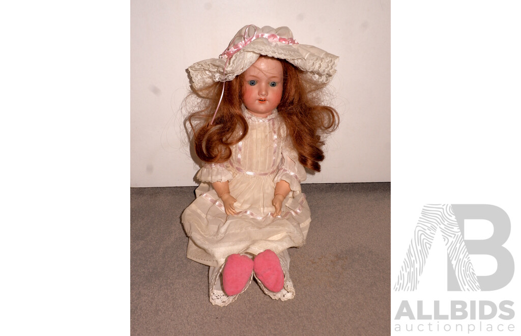 Armand Marseille Porcelain Head and Composite Doll