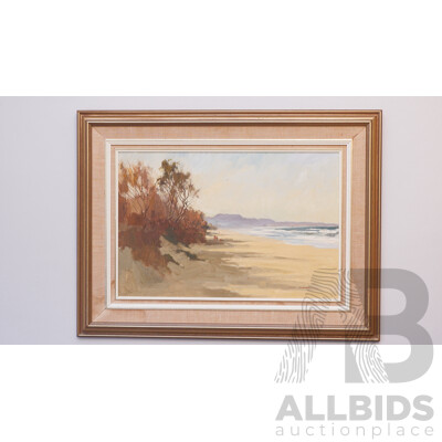 Gary Baker, Shoalhaven Heads, Oil on Board, Signed Lower Right