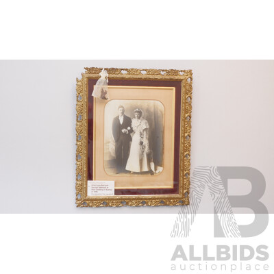 Original Eden Studios Photograph of Eliza Lynn-Parr and George Tattersall 1896
