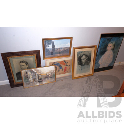 Collection of 6 Framed Pictures