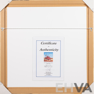 Peter Browne, (20th Century, Australian, 1947-), Free as Birds, Giclee Limited Edition Print, Hand Signed, 65 x 65 cm (frame)