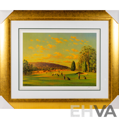 Jospeh Frost, (2oth Century, Czech-Born Australian, 1953 or 54-), Out of Bounds, Editioned and Signed Quality Print of Original Oil, 68 x 81 cm (frame)
