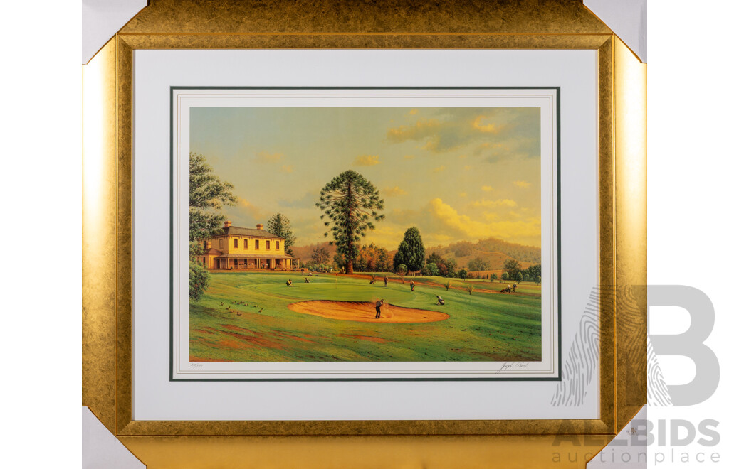 Joseph Frost, (20th Century, Czech-Born Australian, 1953 or 54-), Trapped, Antill Park Country Golf Club, Picton, Editioned and Signed Quality Print of Original Oil, 68 x 81 cm (frame)