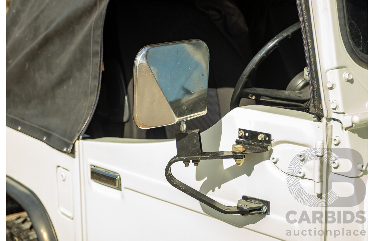 11/1977 Toyota Landcruiser SWB FJ40 (4x4) 2d Softtop White 4.2L
