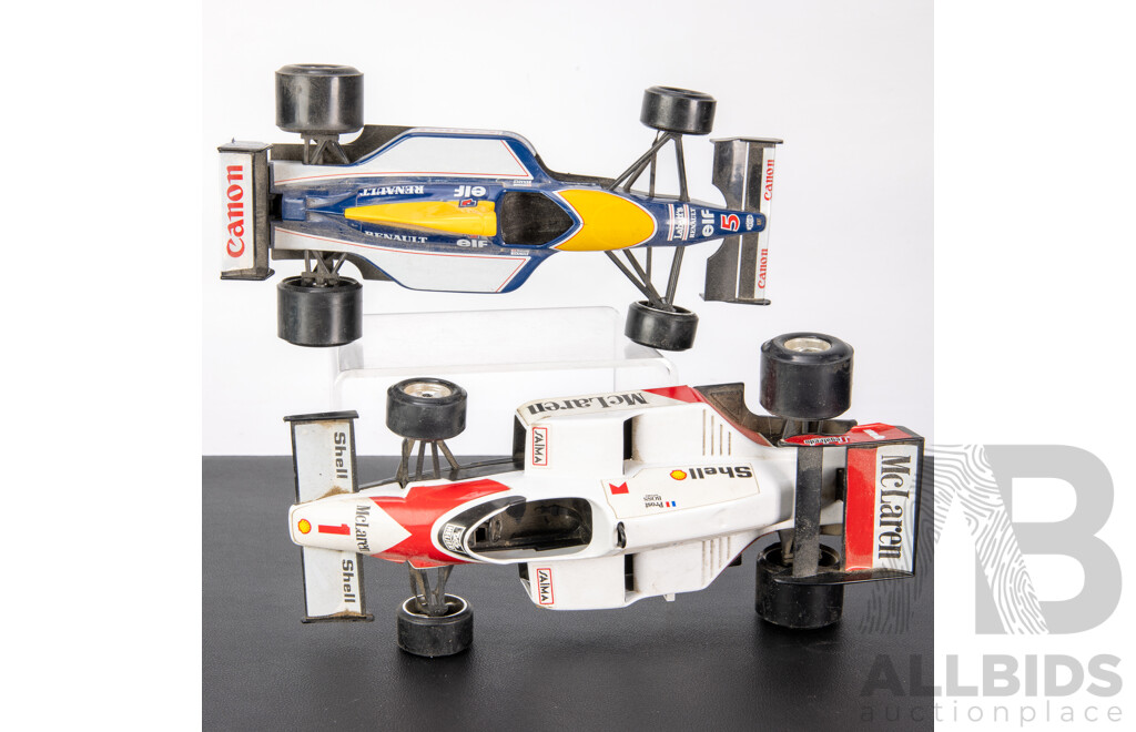 Burago Diecast Formula One Cars Including Williams FW 14 and Mc Laren MP4/2 - 1:24 Scale