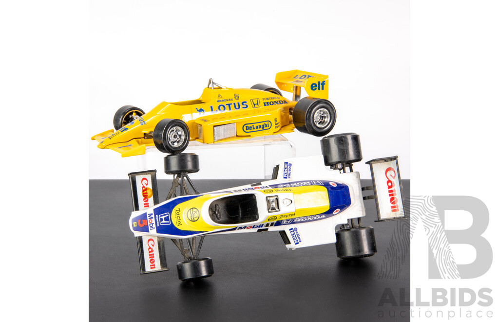 Burago Diecast Formula One Cars Including Honda Turbo and Williams FW 08 - 1:24 Scale