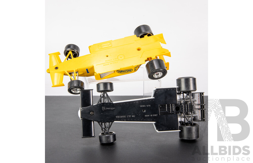 Burago Diecast Formula One Cars Including Honda Turbo and Williams FW 08 - 1:24 Scale