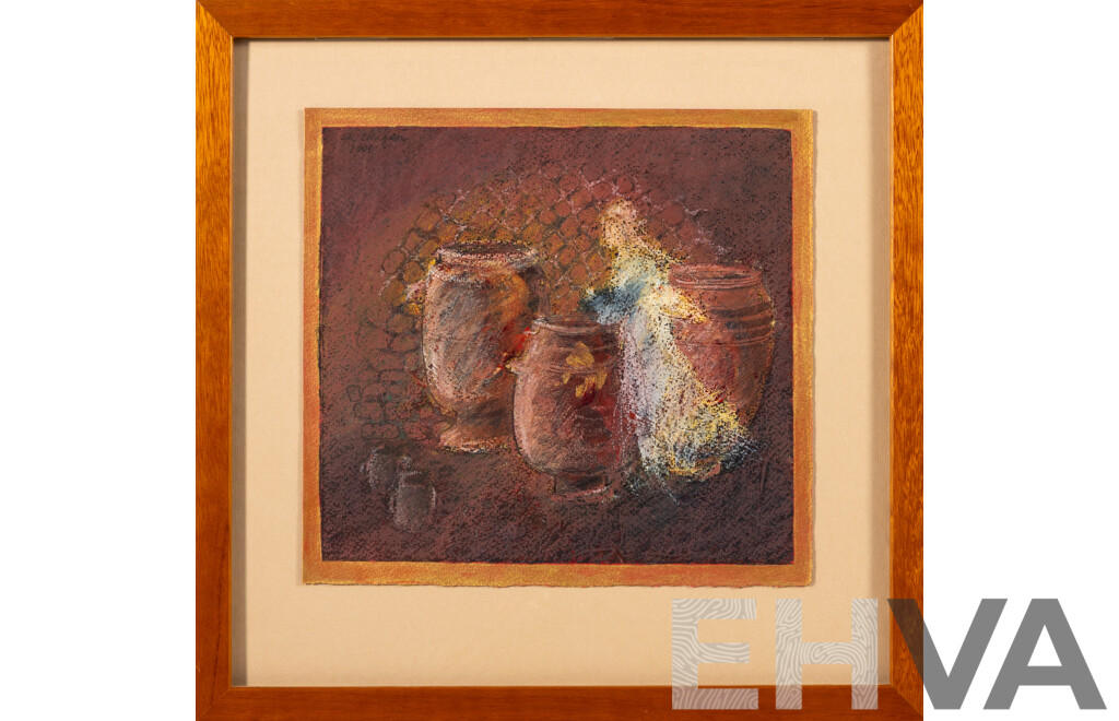 Jill Clingan, (20th Century, Australian, 1942-), A Wedding in Cana (2005), Mixed Media, 35.5 x 36 cm (frame)