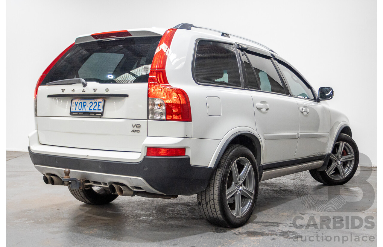 11/2010 Volvo XC90 V8 R-Design (4x4) MY11 4d Wagon Ice White V8 4.4L