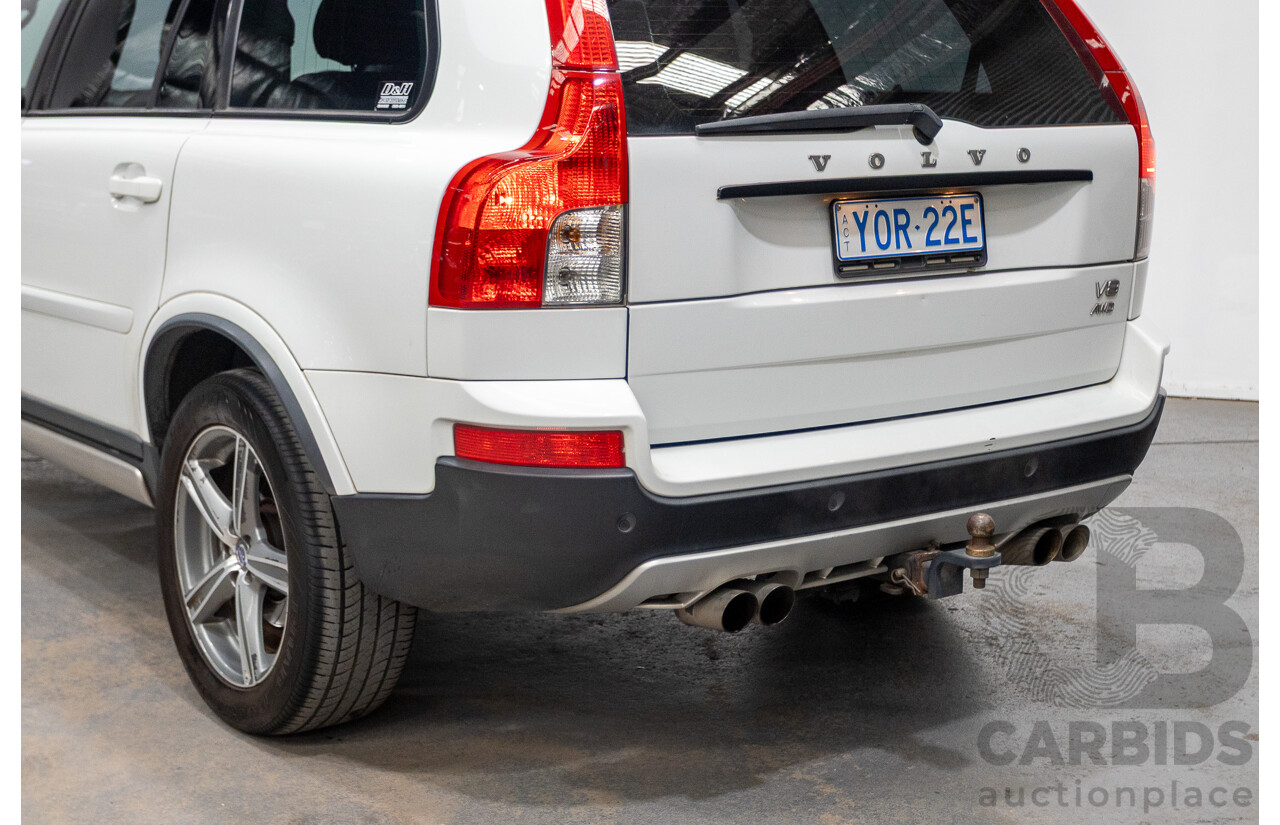 11/2010 Volvo XC90 V8 R-Design (4x4) MY11 4d Wagon Ice White V8 4.4L