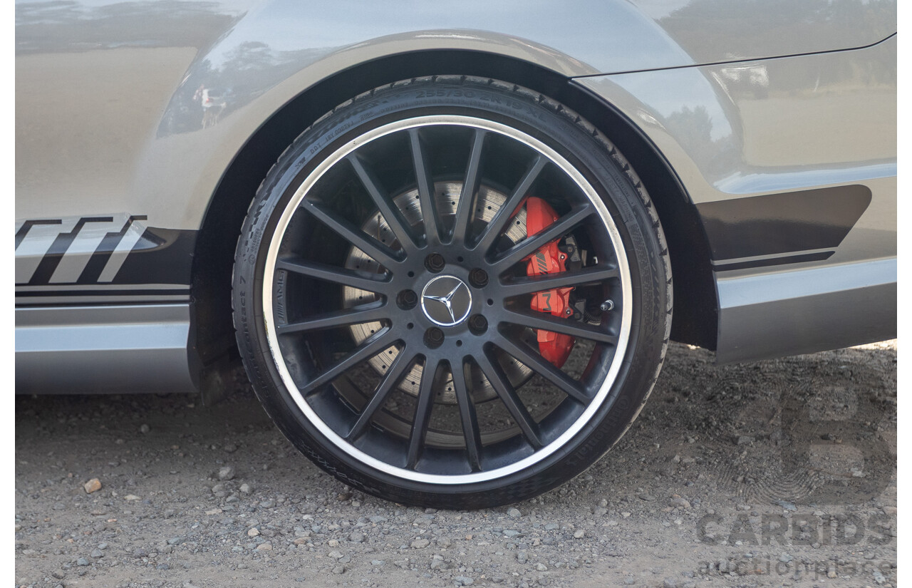 1/2012 Mercedes Benz C63 AMG Performance Package W204 MY12 2d Coupe Palladium Silver Metallic V8 6.3L