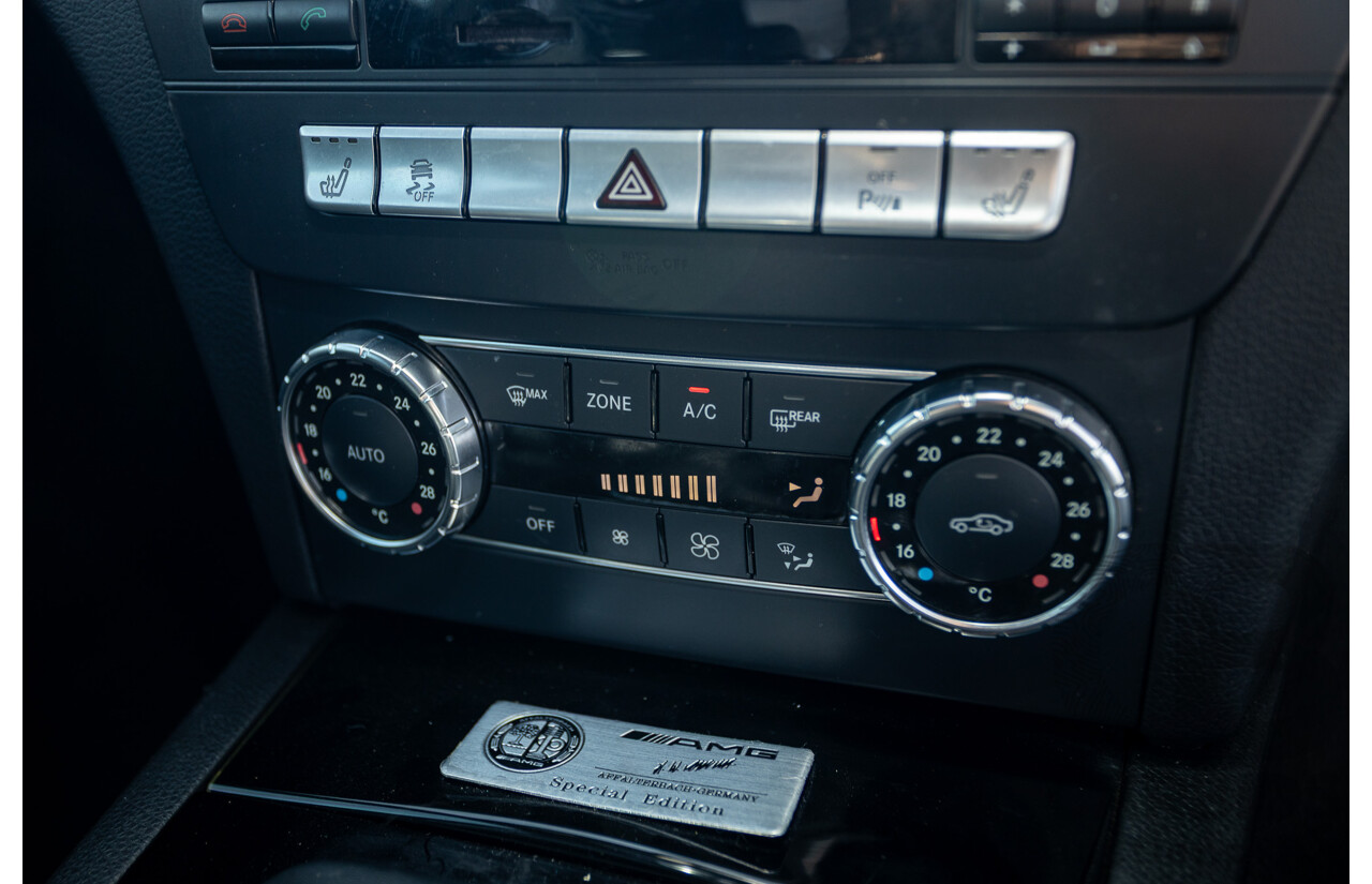 1/2012 Mercedes Benz C63 AMG Performance Package W204 MY12 2d Coupe Palladium Silver Metallic V8 6.3L