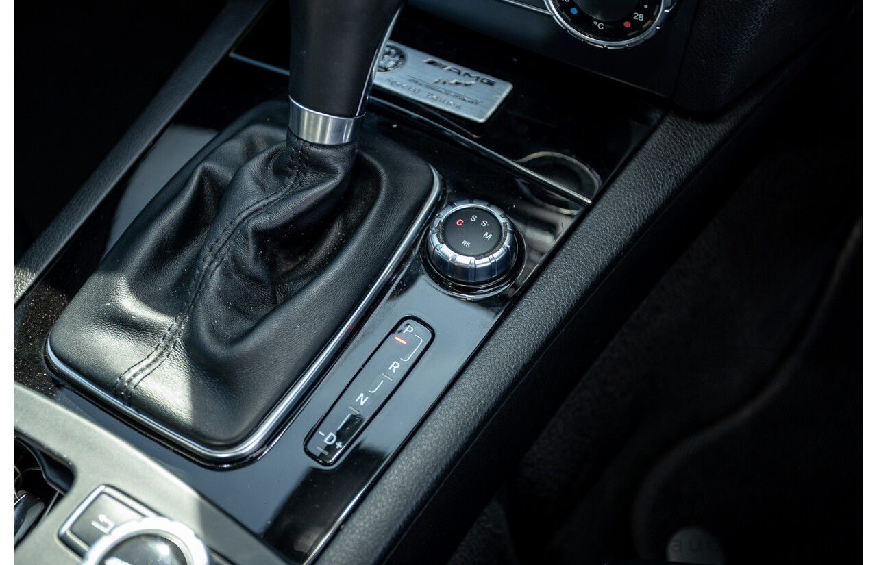 1/2012 Mercedes Benz C63 AMG Performance Package W204 MY12 2d Coupe Palladium Silver Metallic V8 6.3L