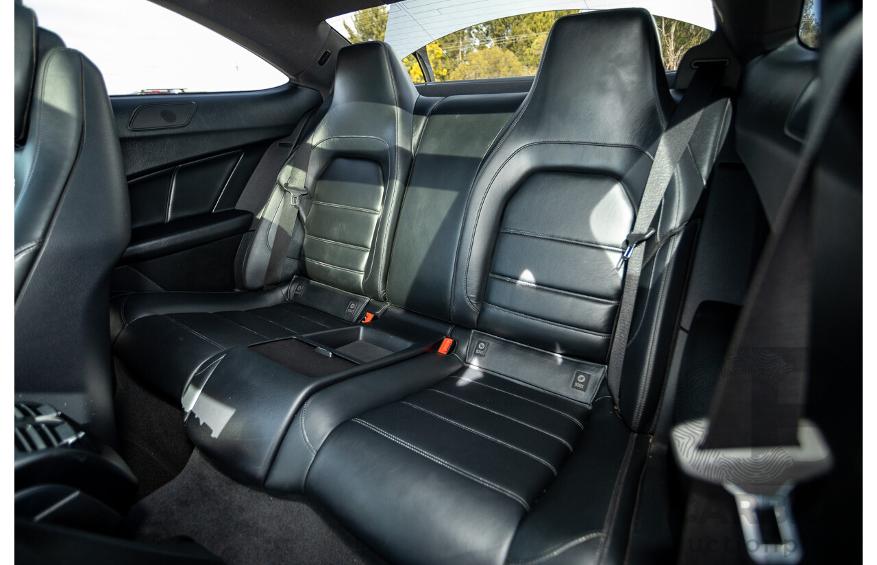 1/2012 Mercedes Benz C63 AMG Performance Package W204 MY12 2d Coupe Palladium Silver Metallic V8 6.3L