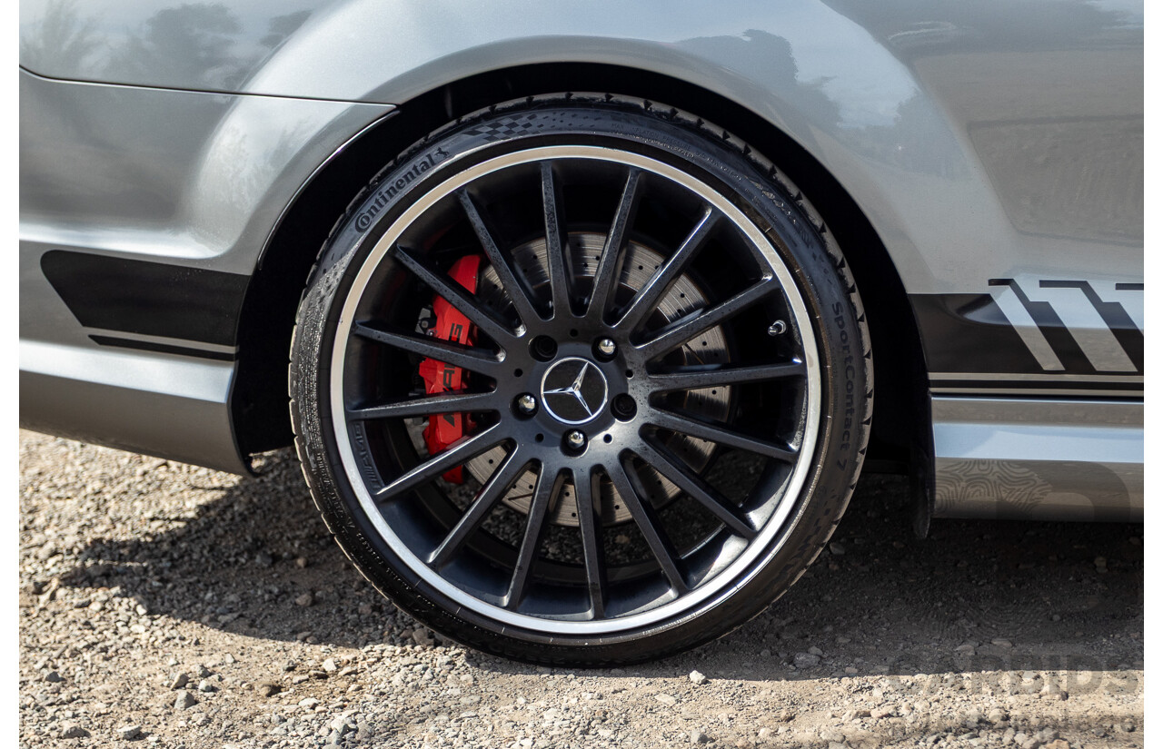 1/2012 Mercedes Benz C63 AMG Performance Package W204 MY12 2d Coupe Palladium Silver Metallic V8 6.3L